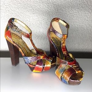 SALE! BCBG Girls Multi Color Heels